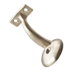 Hardware Essentials Ornamental Handrail Bracket Satin Nickel