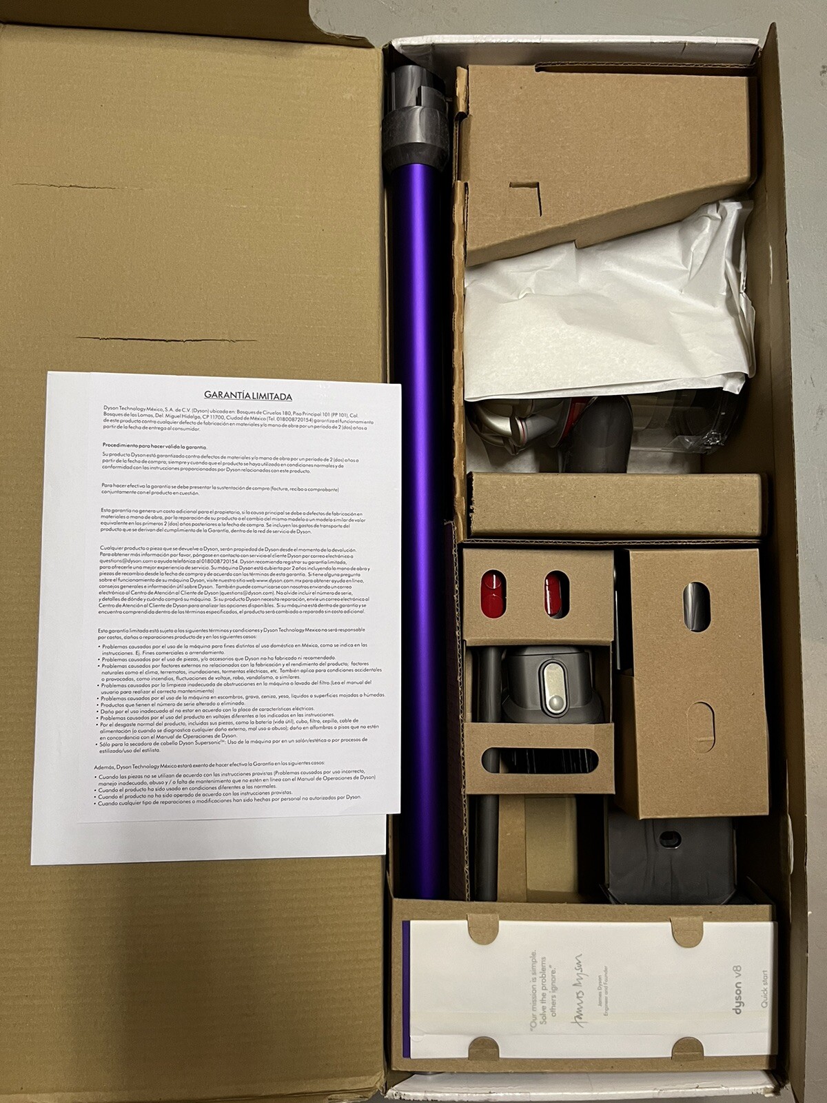 Dyson V8 Origin Plus Cordless Stick Vacuum Cleaner SV25 With Extra Tools New! gallery