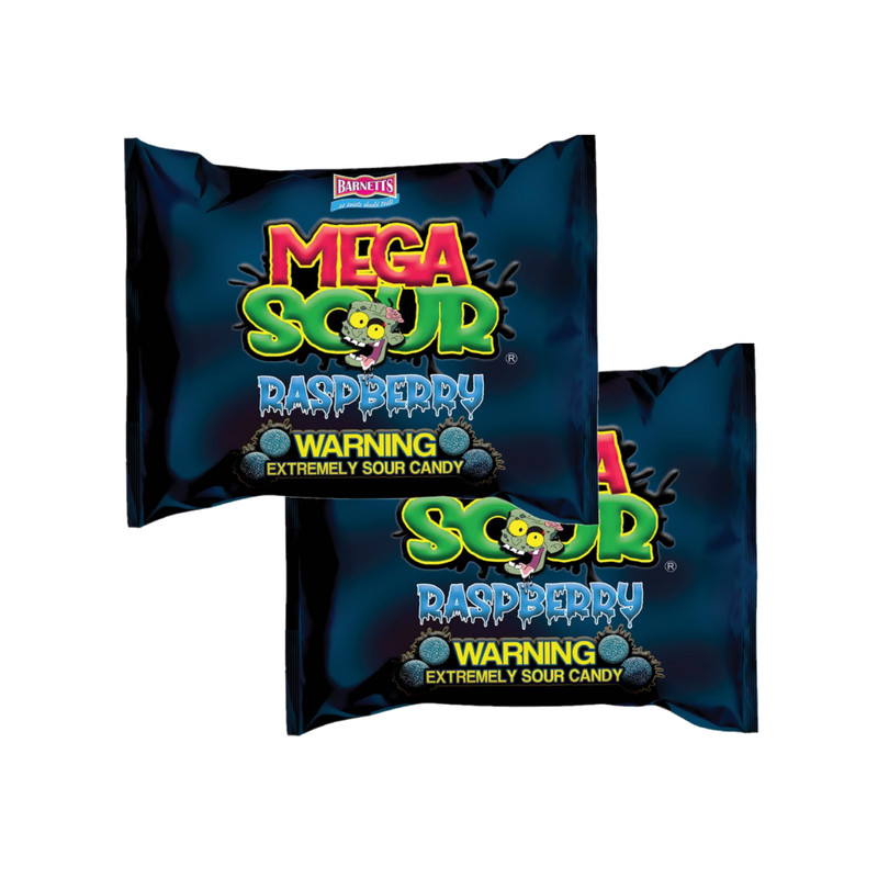 Barnetts Mega Sour Raspberry Hard Candy Extreme Viral Challenge Sweets 2 Pack gallery