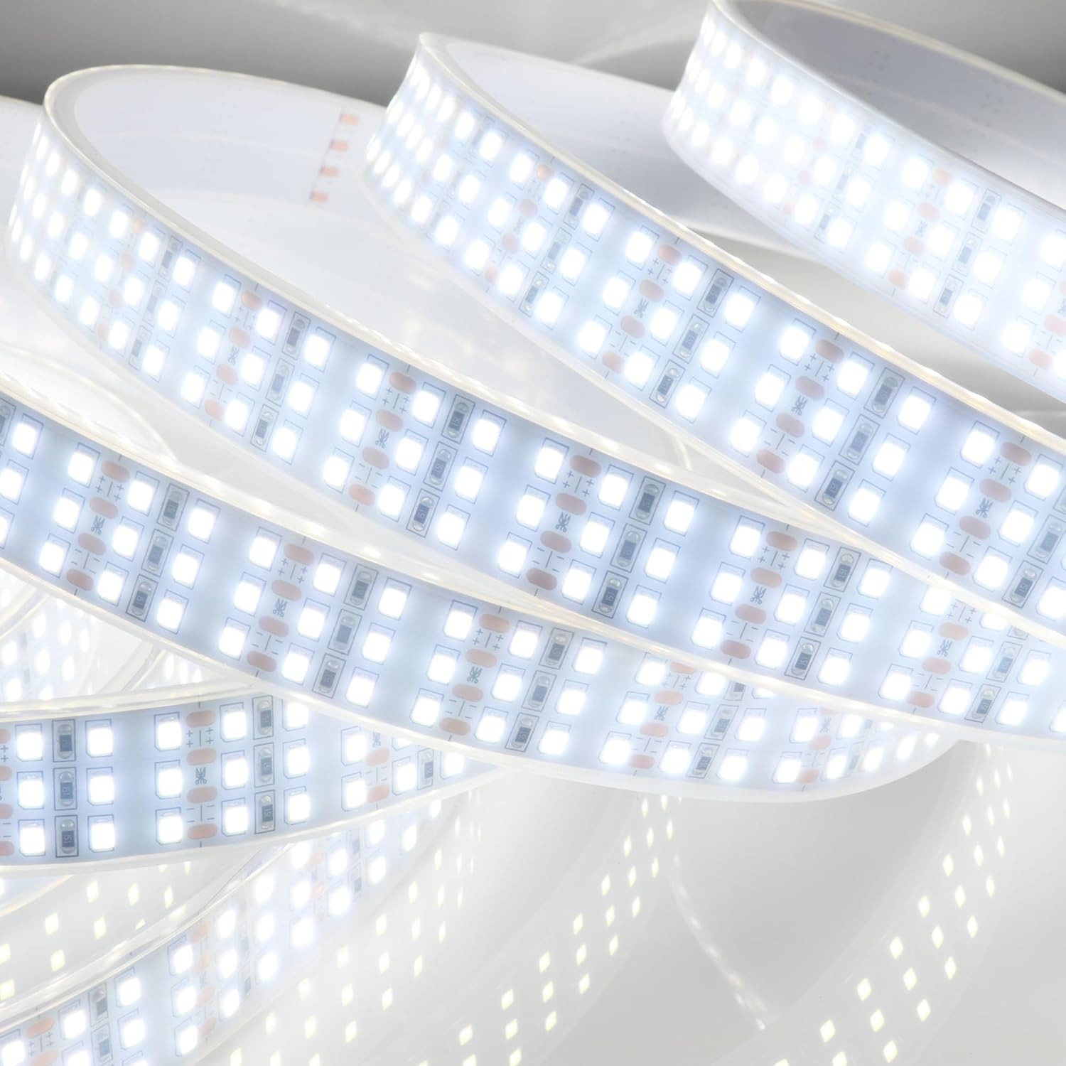 16 4Ft Super Bright Triple Row LED Strip Lights Daylight White gallery