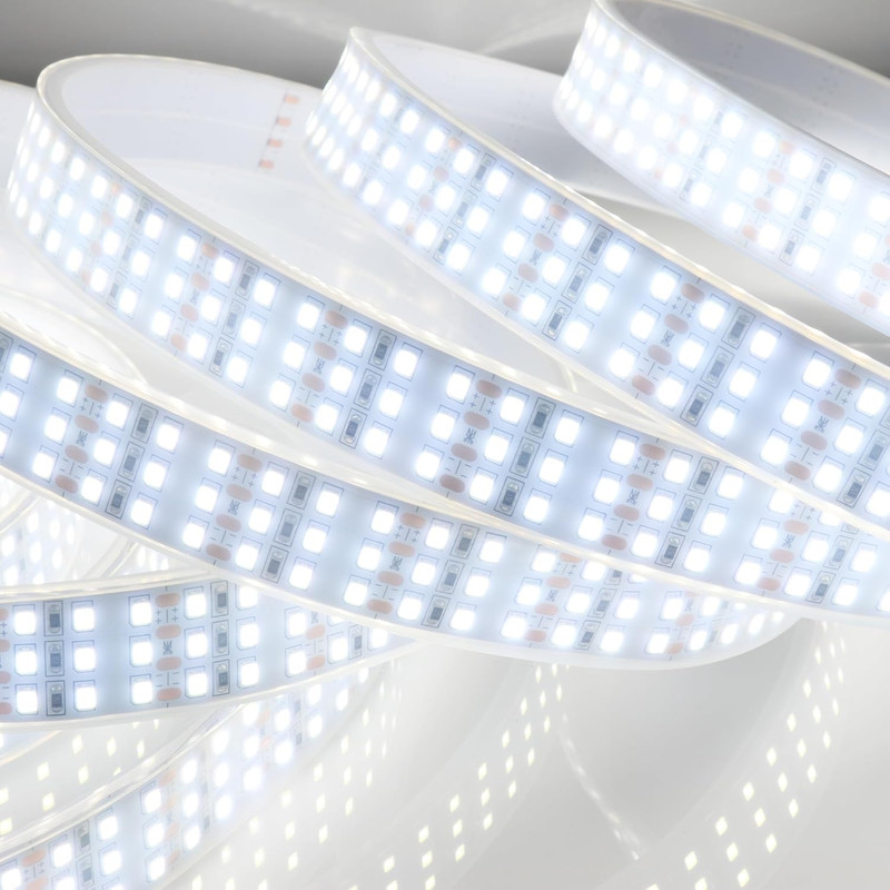 16 4Ft Super Bright Triple Row LED Strip Lights Daylight White gallery