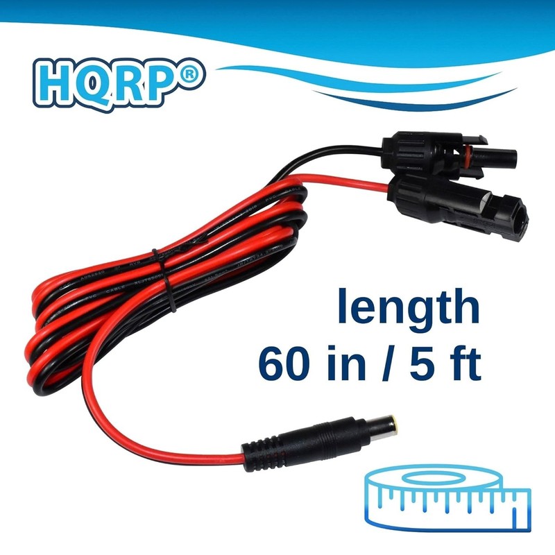 Solar Charging Cable to DC7909 Plug for Bluetti EB3A EB70S B80, PV120 PV200 gallery