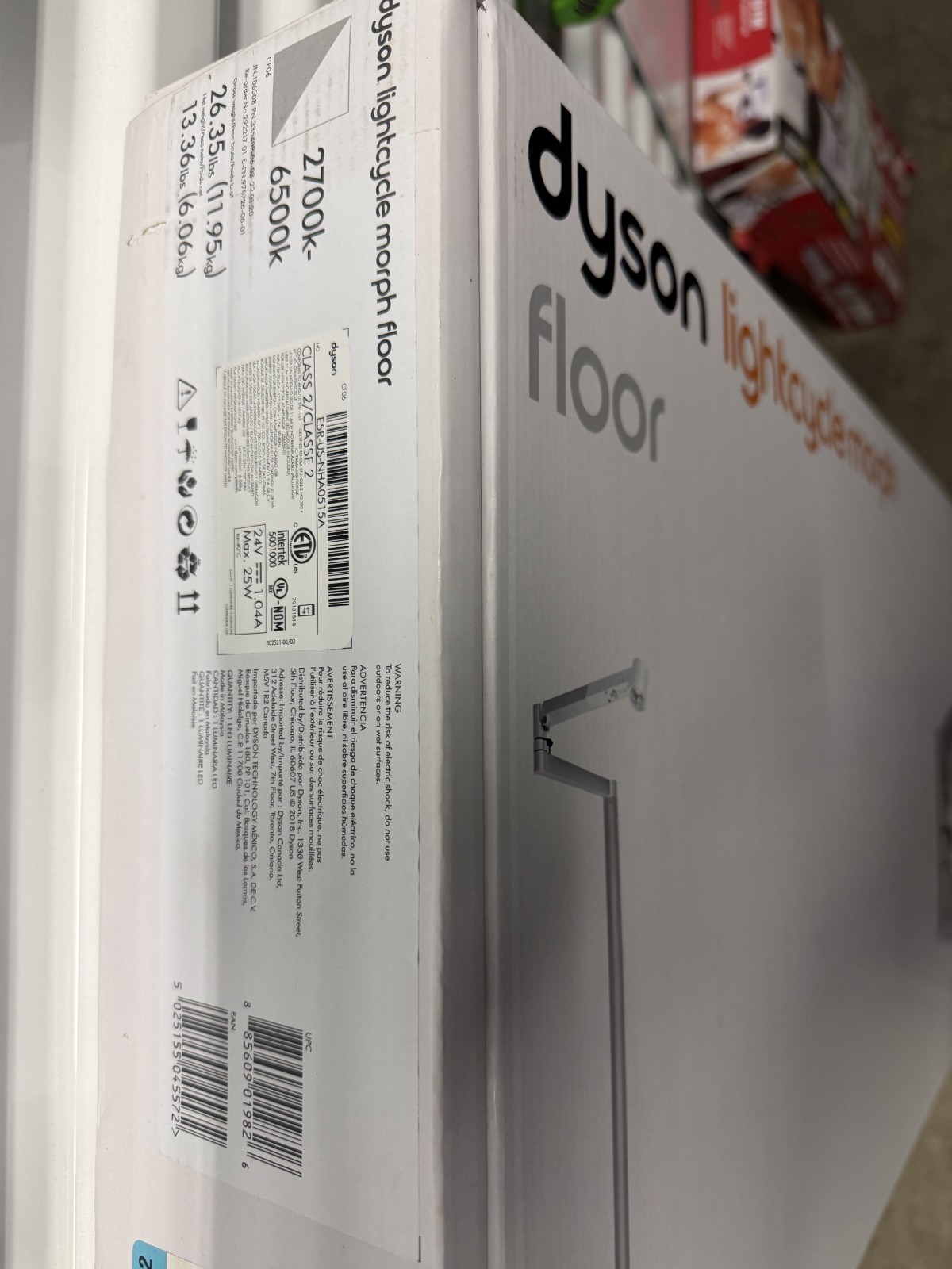 Dyson Solarcycle/Lightcycle Morph White/Silver Floor Light gallery