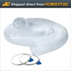 POWERTEC Dust Collection Hose 4" Dia 10 ft.with Key Hose Clamps (70242) gallery