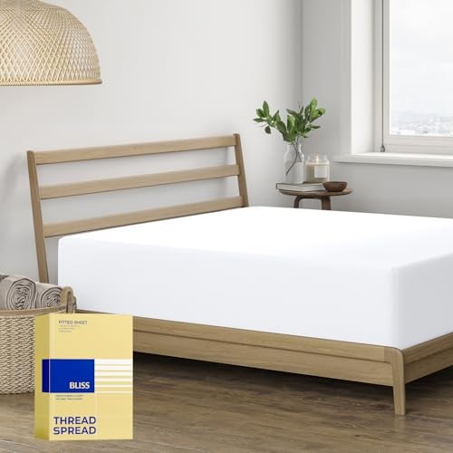 Size Fitted Sheet Only - 100% Egyptian Cotton 600 Series Bliss King White gallery