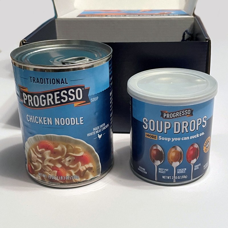 PROGRESSO SOUP DROPS - 20 Candy & Chicken Noodle - Gift Box 2026 Limited Edition gallery