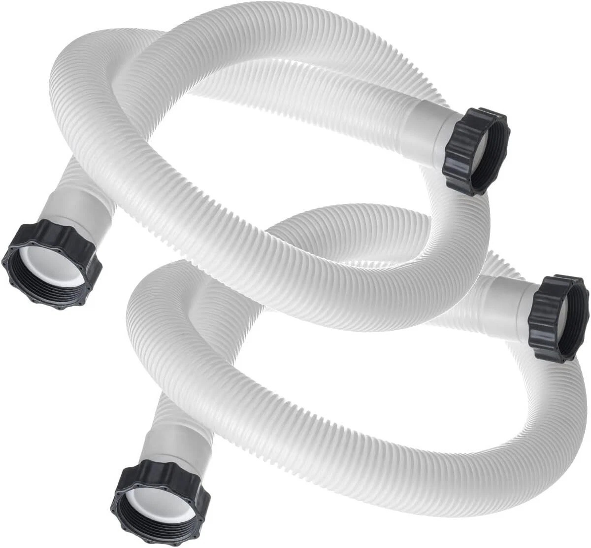 2 Pack Intex 1.5" Diameter Accessory Pool Pump Replacement Hose - 59" Long gallery