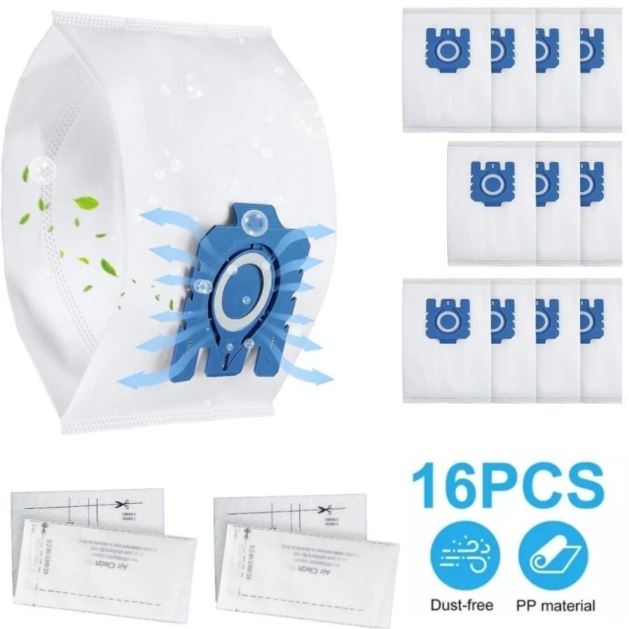 16 Pack Miele AirClean 3D GN Vacuum Cleaner Bags for Miele Vacuum Classic C1 gallery