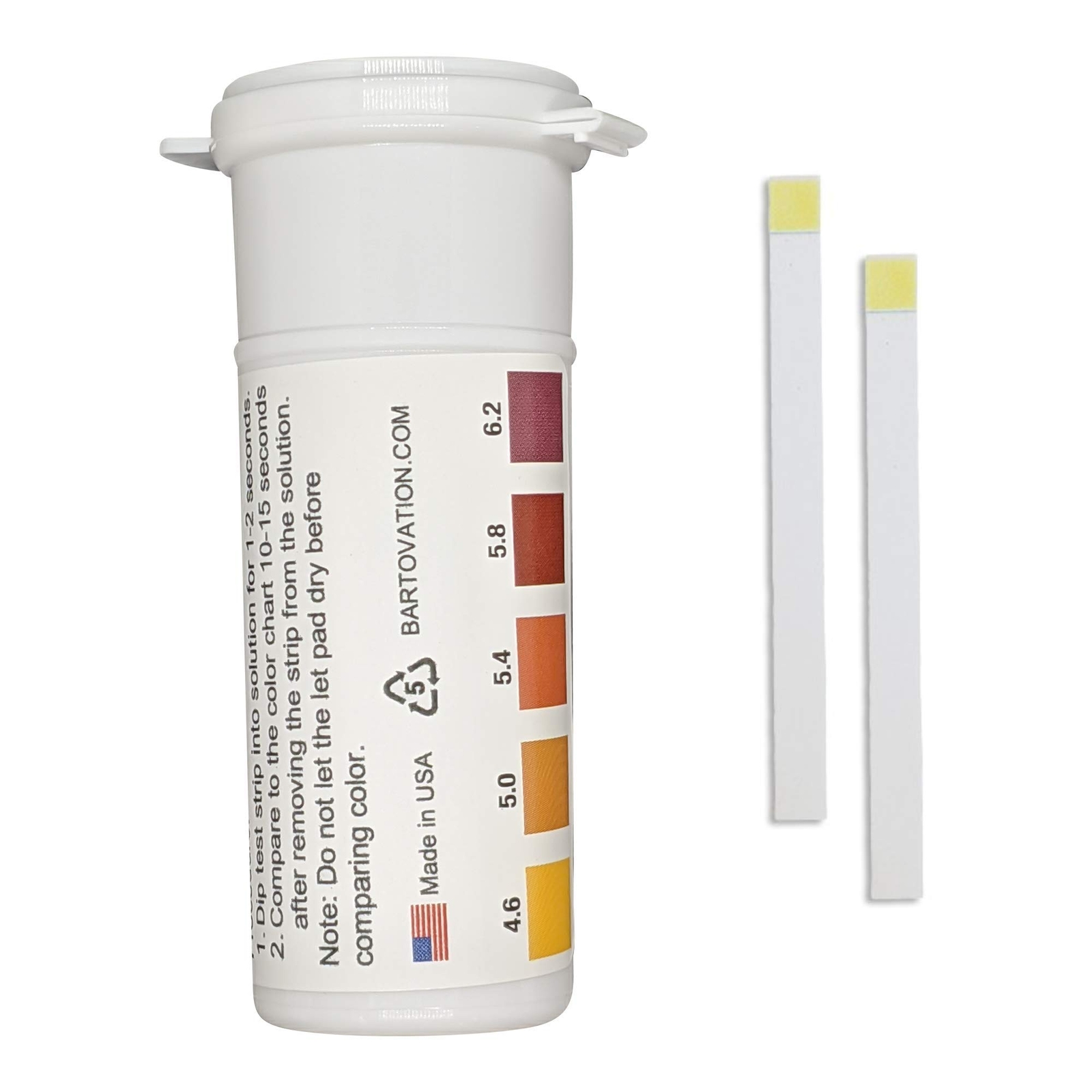 Ph Test Strips For Beer Making Homebrew Acidity 4.6 To 6.2 Ph vial Of 100 Strip gallery
