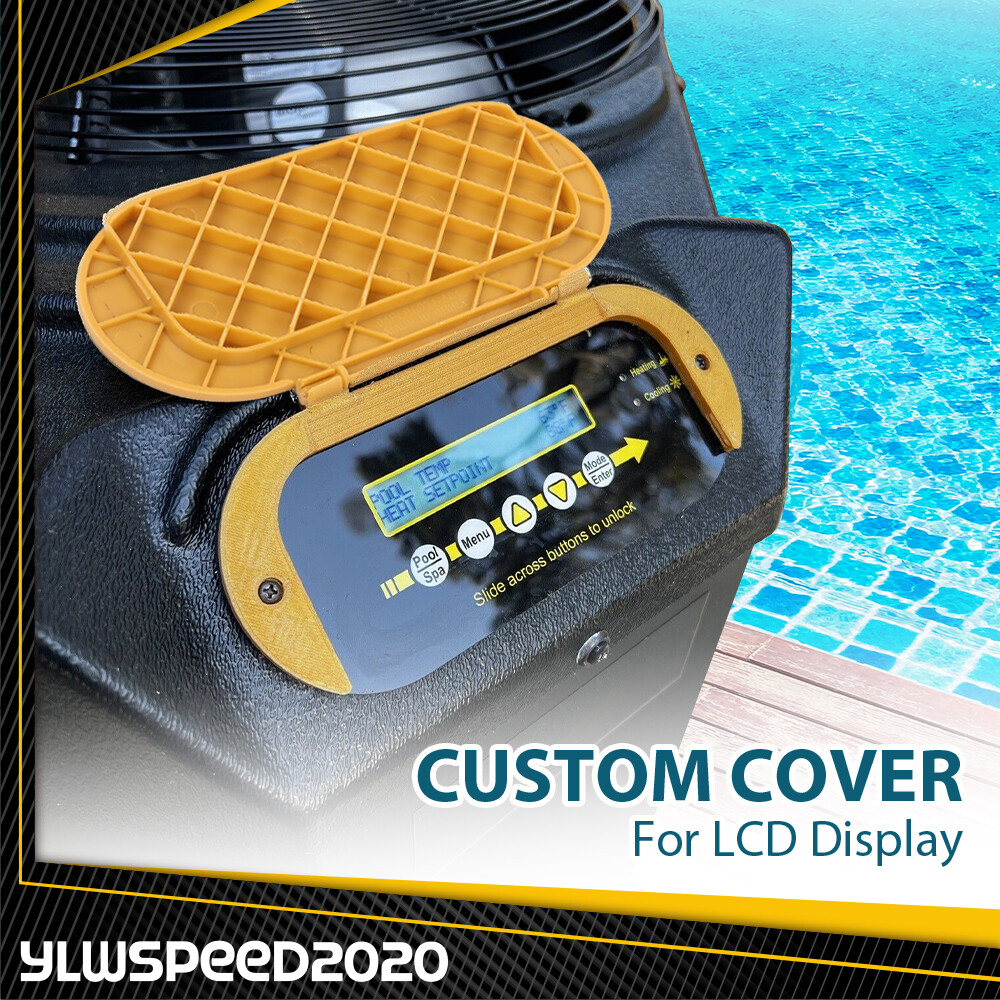 Pool Heater Control LCD Display Cover Yellow For AquaCal SunBlazer Pool Heater gallery