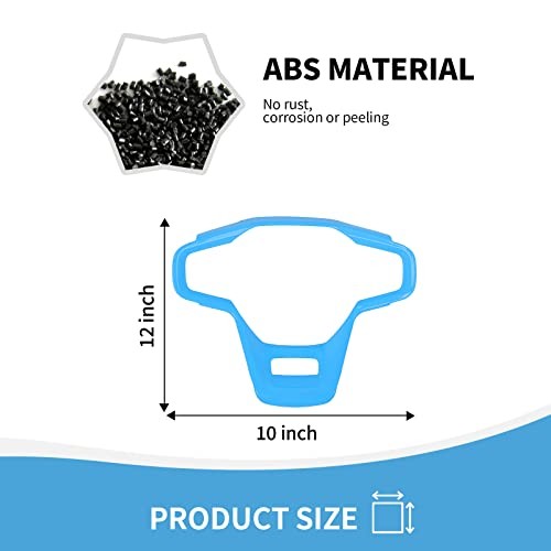 Center Console Trim Cover Interior Accessories Compatible with Ford Light Blue gallery