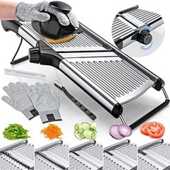 Gramercy Adjustable Mandoline Food Slicer, Mandoline Slicer for Kitchen, Mand…