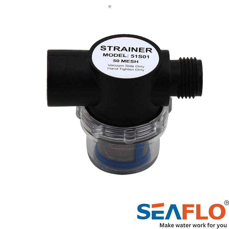 Water Pump Inline Strainer Filter 51S01 - 1/2" NPSM Inlet/Outlet - RV Replace... gallery