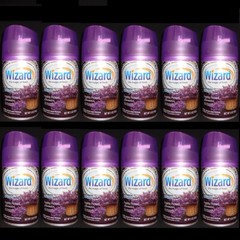 12 Wizard Automatic Spray Refill Air Wick Glade Freshly Picked Lavender SEE NOTE