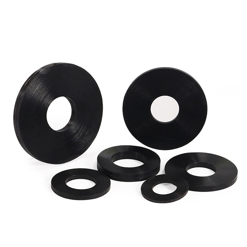 Solid Neoprene Rubber Washers 9-56mm Flat Round Ring Washers Seal Gaskets 1/8-2" gallery