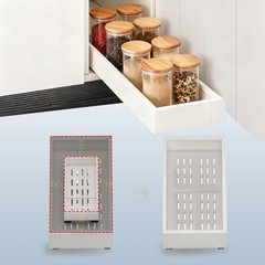 Pull out Cabinet Organizer,Width (7″-11″) and Depth (17″-24″) Expandable,No D…