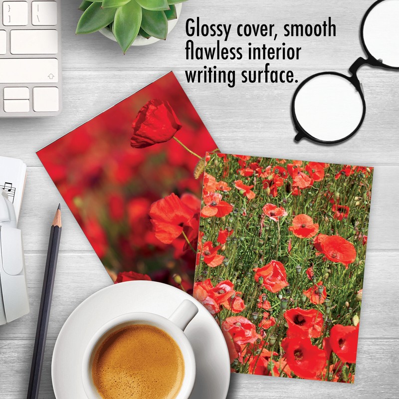 10 Assorted All Occasion Blank Note Cards with Envelopes - POPPY LOVE M2019 gallery