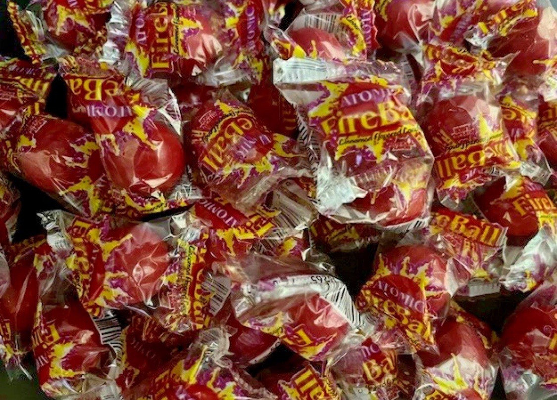 Atomic Fireballs Cinnamon Flavored Hard Candy- BULK CANDY- (ONE POUND) gallery