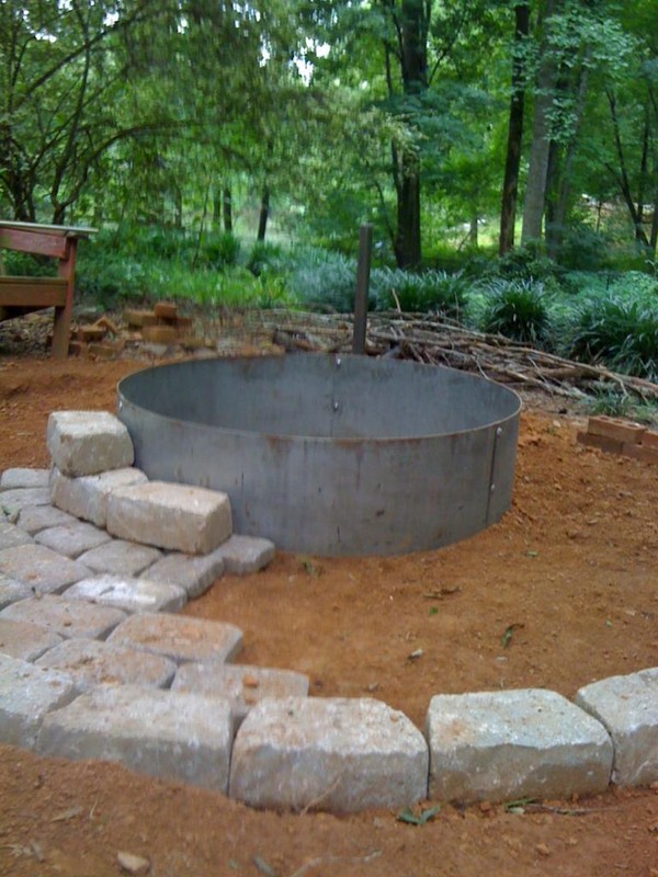 Fire Pit Liner Campfire Ring 40 Diameter x 16" Deep gallery