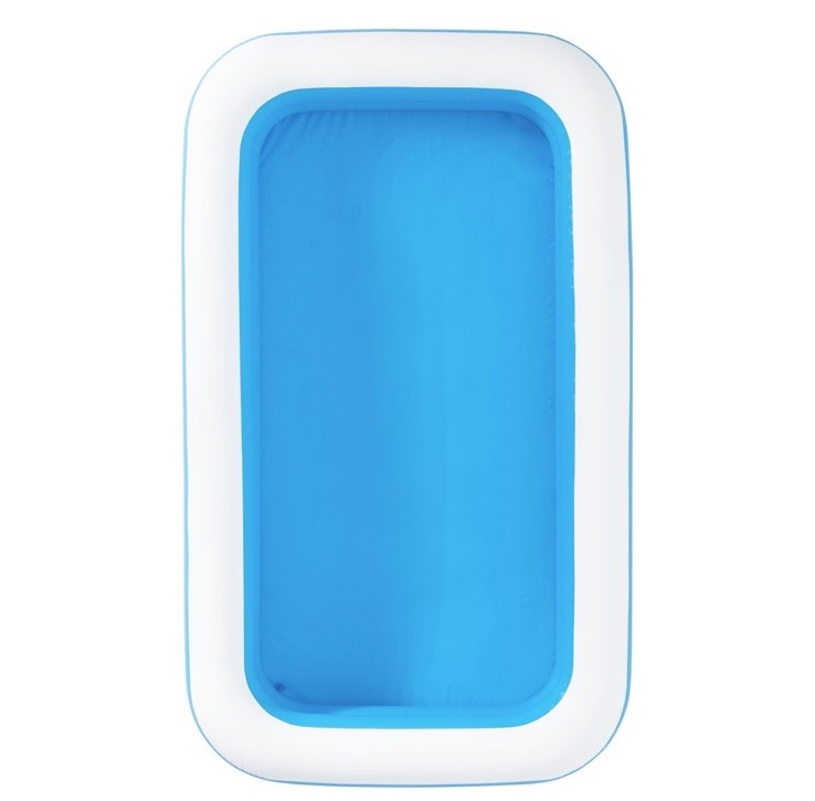 Bestway H2OGO Blue Rectangular Inflatable Swimming Pool 10 Ft X 6 Ft. X 18 In. gallery