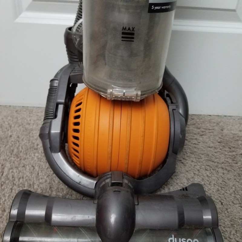 Dyson DC24 Multi Floor Small Roller Ball Vacuum Cleaner Orange Tested - READ gallery