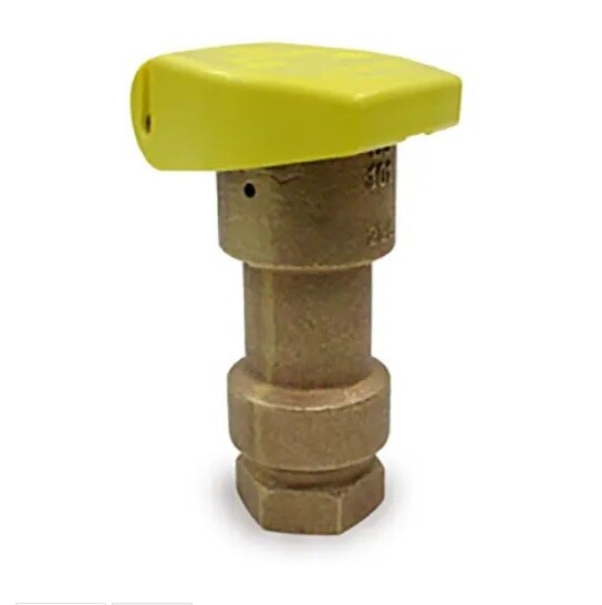 Buckner QB44RC10 1" Sprinkler Two-piece Quick Coupling Valve Yellow TuffTop gallery