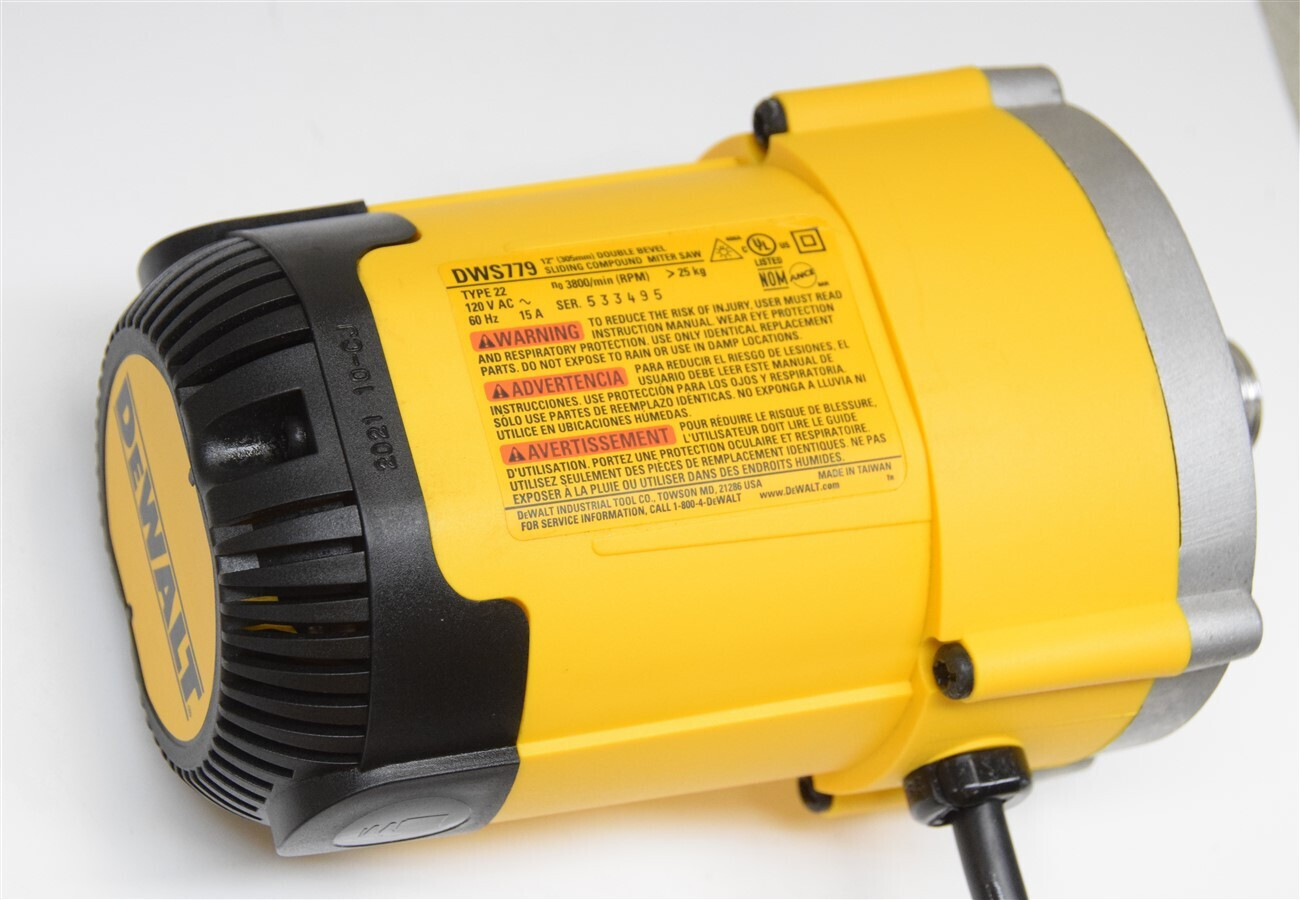 New Dewalt DWS779 DWS782 DW716 Compound Miter Saw REPLACEMENT MOTOR N238354 (D) gallery