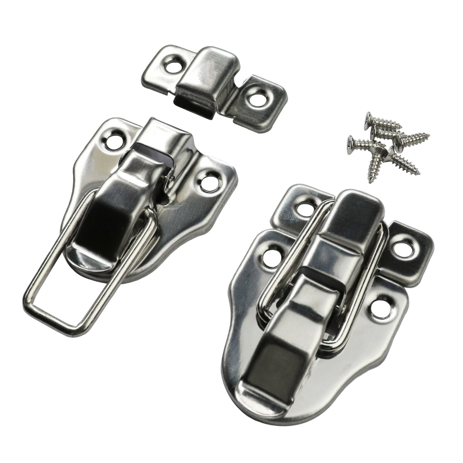 Duckbilled Box Hasp Toggle Latch Catch Lock with Screws for Wooden Jewelry Boxes gallery