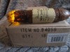 4" Burnt dark Ivory Drip Timer Taper #84059 TIMER CANDLE gallery