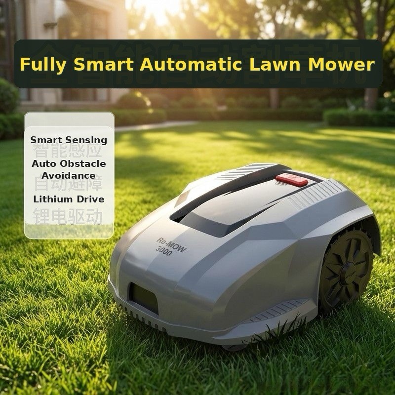Advanced Robotic Lawn Mower with 3D Navigation: Automatic, Cordless & Smart gallery