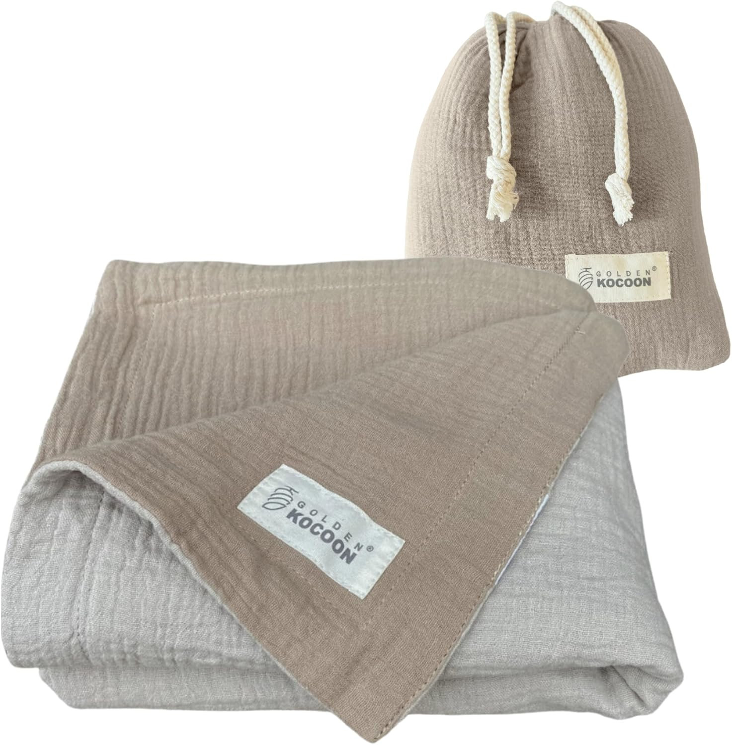 Organic Cotton EMF Shielding Blanket - Travel Size for 5G & WiFi Protection gallery