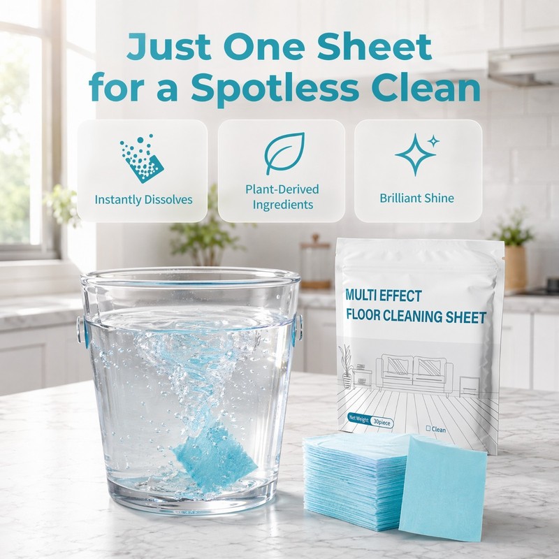 100Pcs Multi-Effect Floor Clean Floor Cleaning Tablets For Home Kitchen gallery