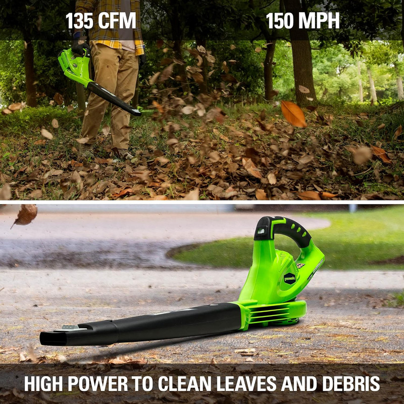 40V (150 MPH / 130 CFM / 75+ Compatible Tools) Cordless Leaf Blower, Tool Only gallery