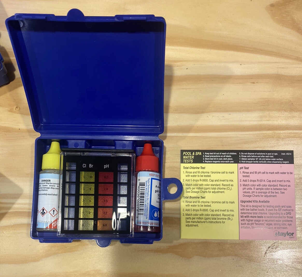 Leslie’s /Taylor pool test kit—-LOT OF 3 gallery
