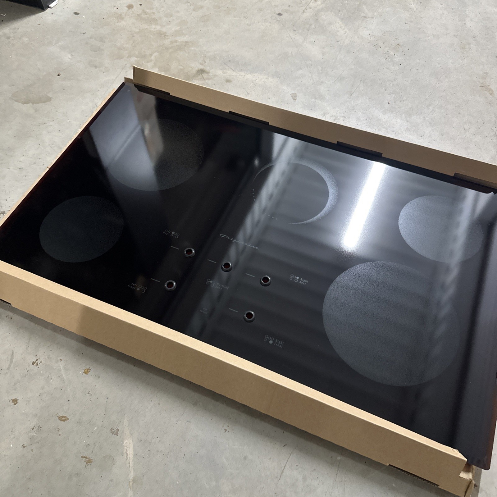 Frigidaire FEC36S6EB 36" Smoothtop Electric Cooktop with Warm and Serve Zone gallery