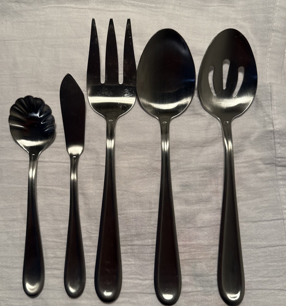 Stainless 5 Piece Serving Set, Simple Design, Useful Generic / Unbranded, China