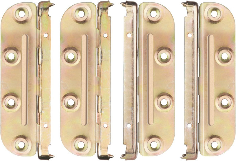 Surface Mounted Bed Rail Brackets-Bed Frame Hardware for Wood Bed Frame Headboar gallery