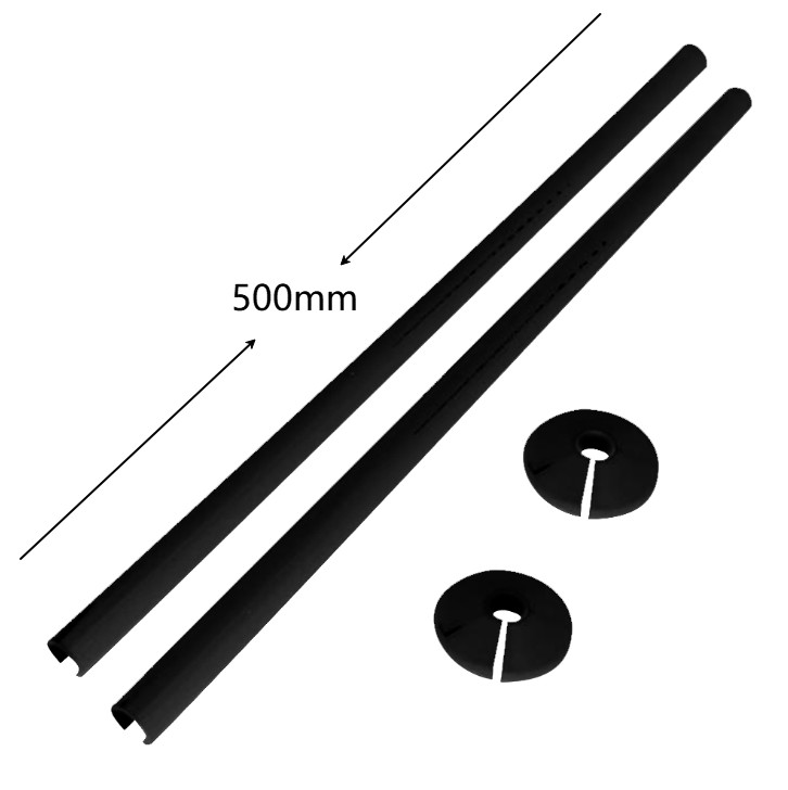 Effortless Installation Pipe Covers for Copper and Plastic Pipes Set of 2 gallery