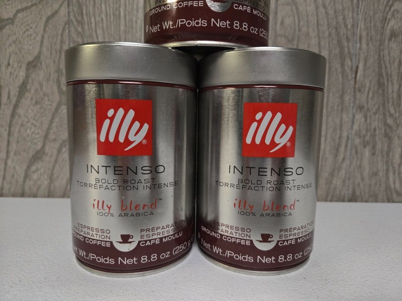illy Ground Coffee Espresso Intenso Bold Roast, 8.8 Oz (3 Pack) BB 06/2027 gallery