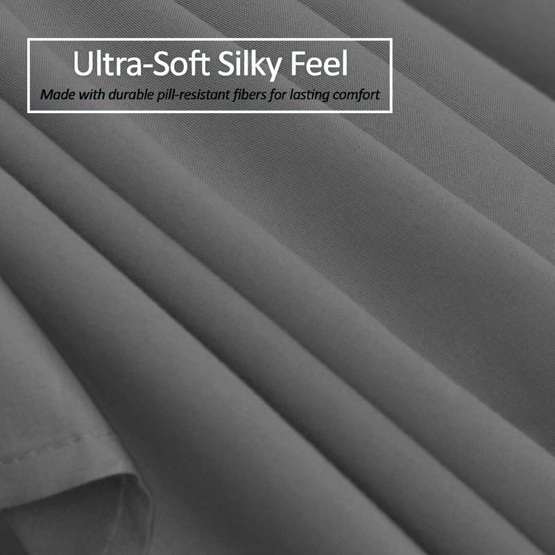 Luxury Bed Skirt by Nymbus Solid Microfiber Pleated 14" Drop Premium Dust Ruffle gallery