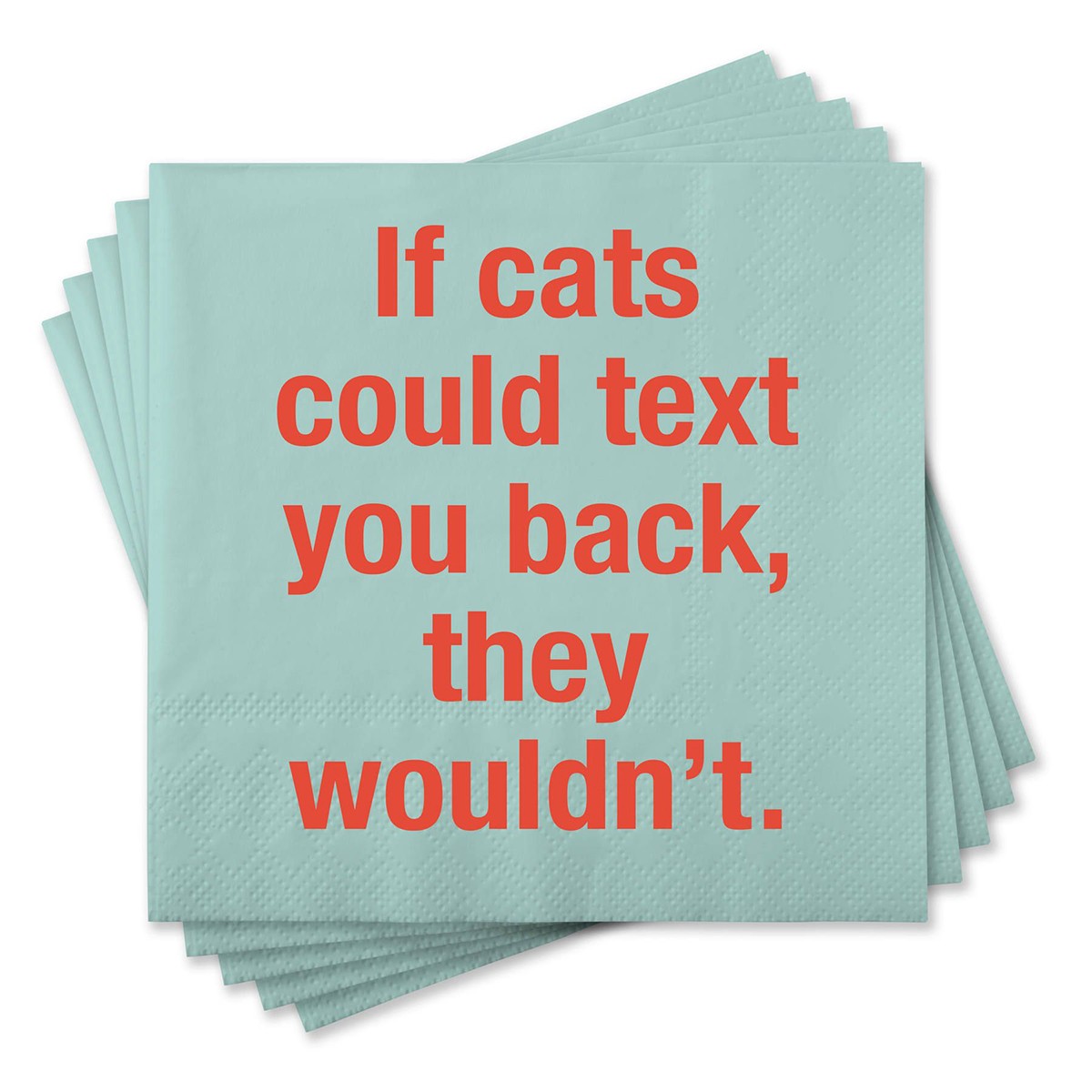 Chris's Stuff Decorative Beverage Paper Napkins, Set of 25, If Cat Could Text gallery