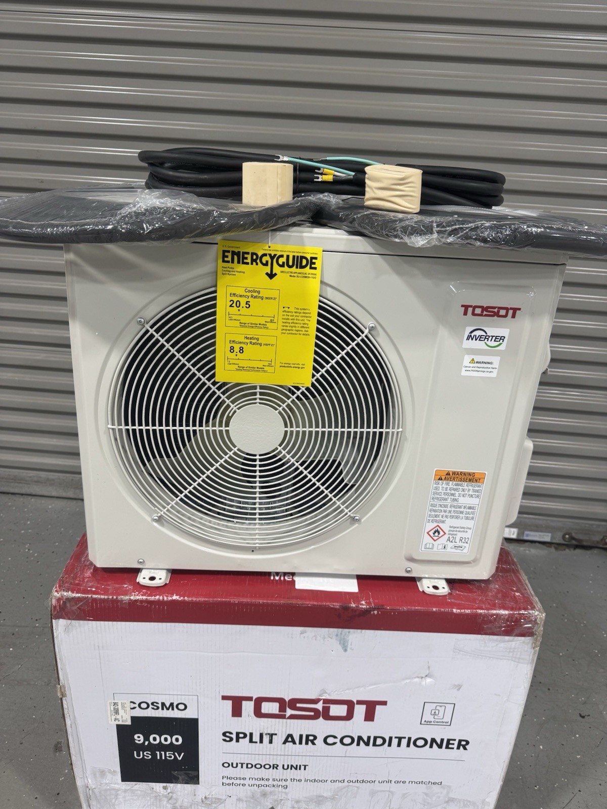 TOSOT 9,000 BTU Mini Split AC, Only Outdoor Unit, SU-COSM09-115/0 gallery
