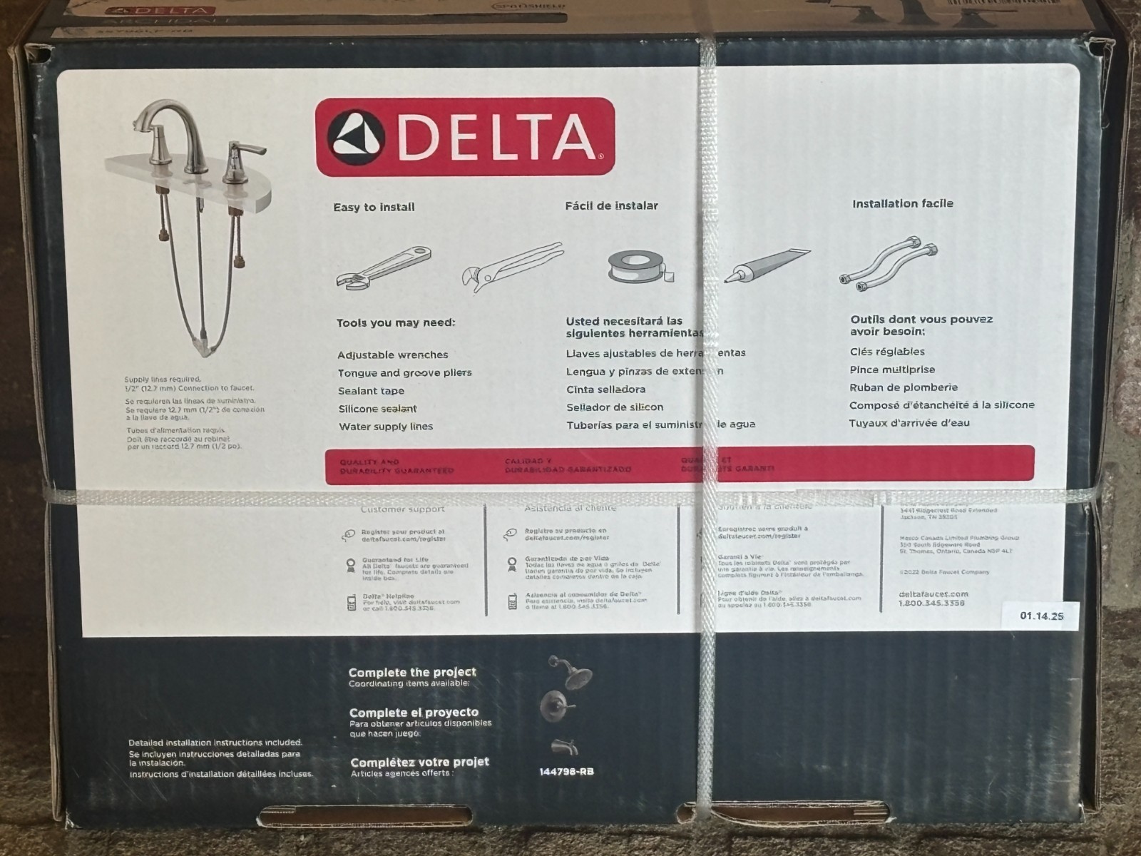 Delta Archdale 35798LF-RB 2 Handle Wide Spread Bathroom Faucet Venetian Bronze gallery