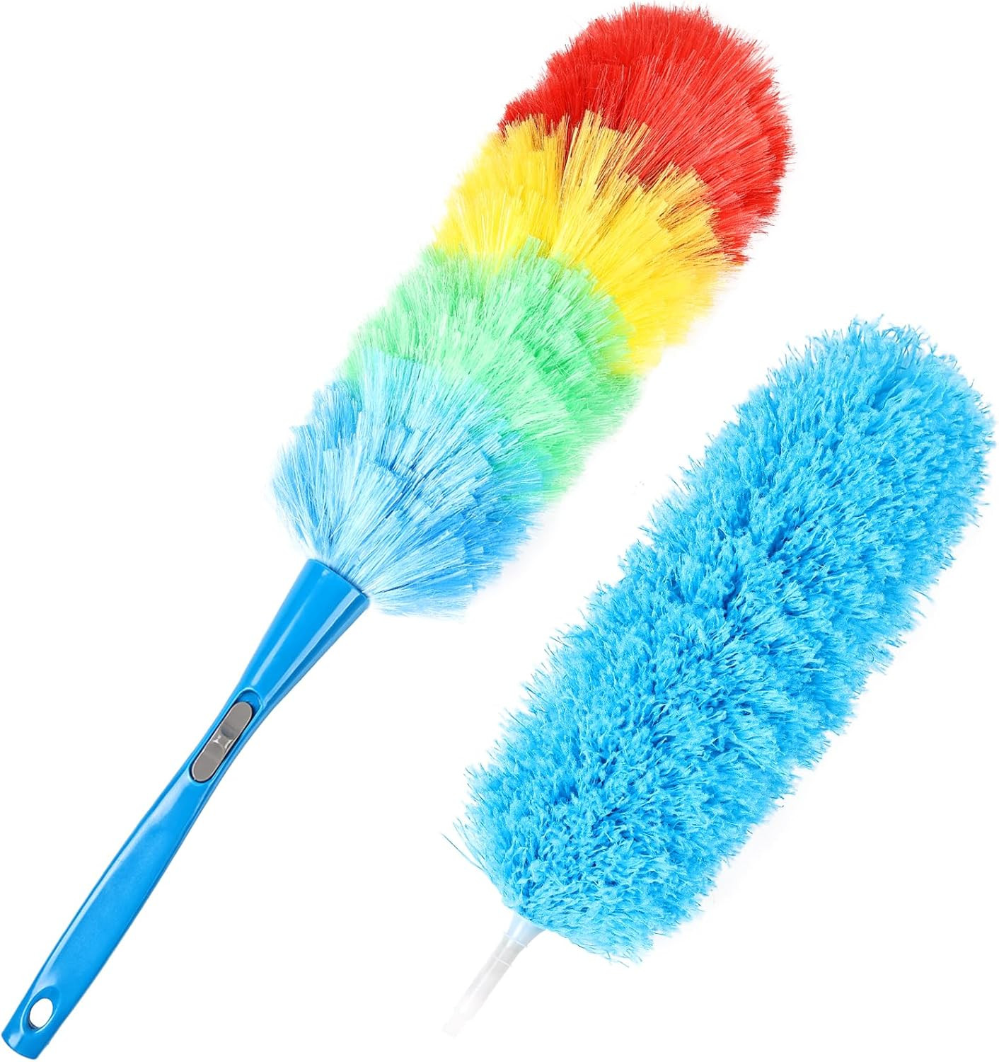 Rainbow Static Duster 24Inch Reusable Microfiber Electrostatic Dusters with 2 Be gallery