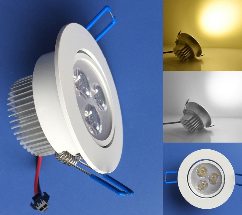 1W/3W White/Warm LED Ceiling Down Light Recessed Cabinet lights 12~24V/85~265V gallery