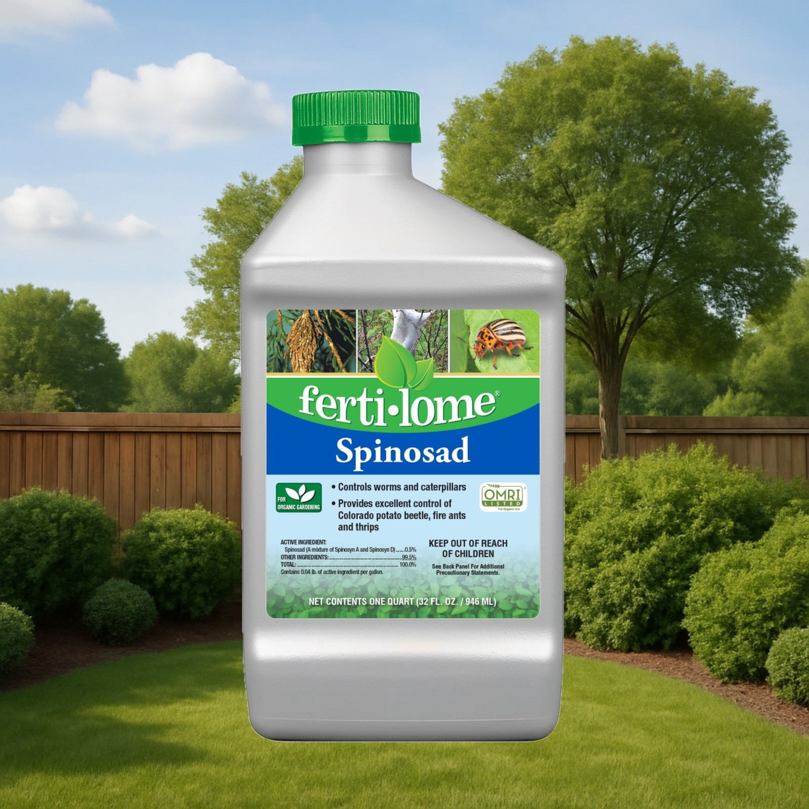 Fertilome Natural Guard Spinosad Insect Control Concentrate, OMRI Listed, 32oz gallery