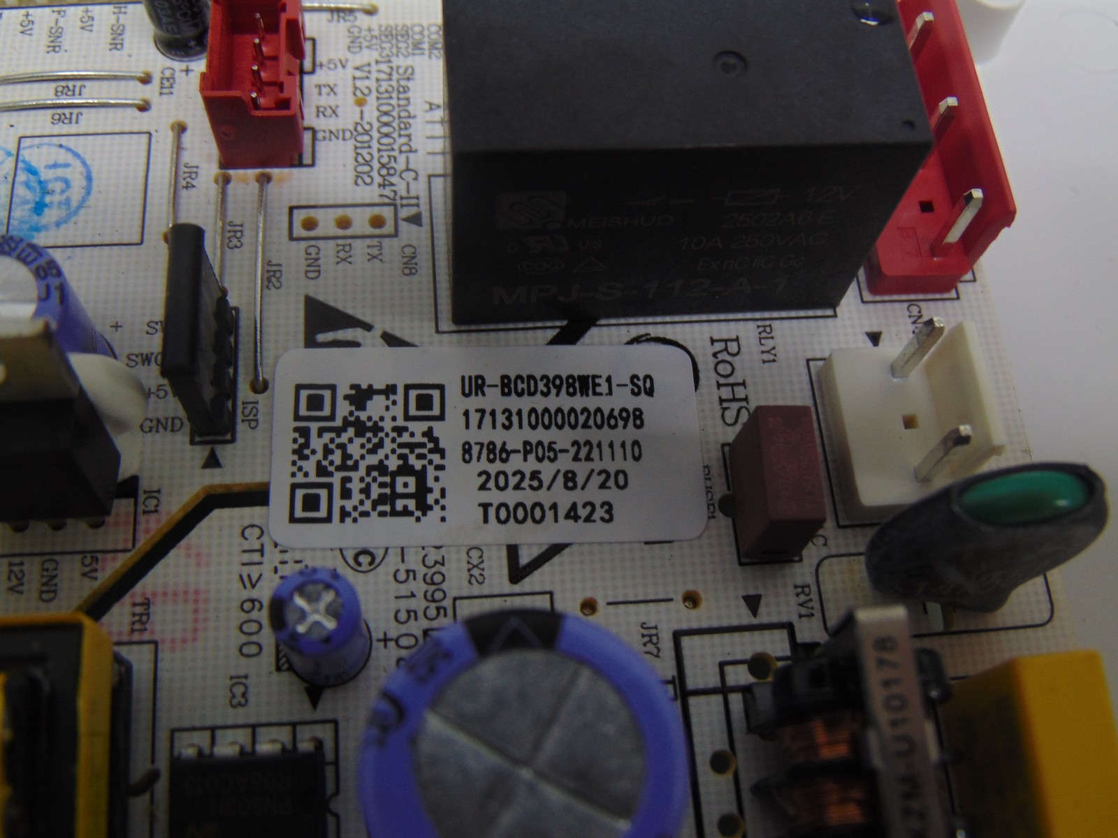 Midea Refrigerator MRT14D2BWW Control Board 17131000020698 gallery