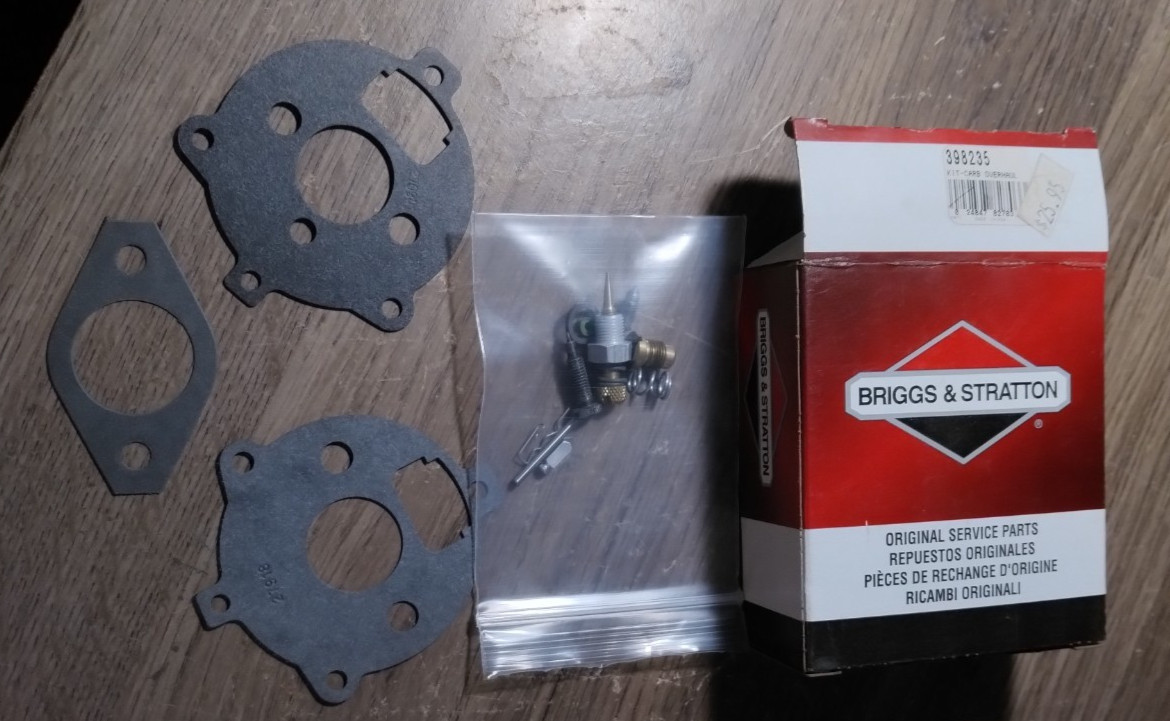 OEM Briggs & Stratton Carburetor Overhaul Repair Kit 394693 291763 295938 398235 gallery