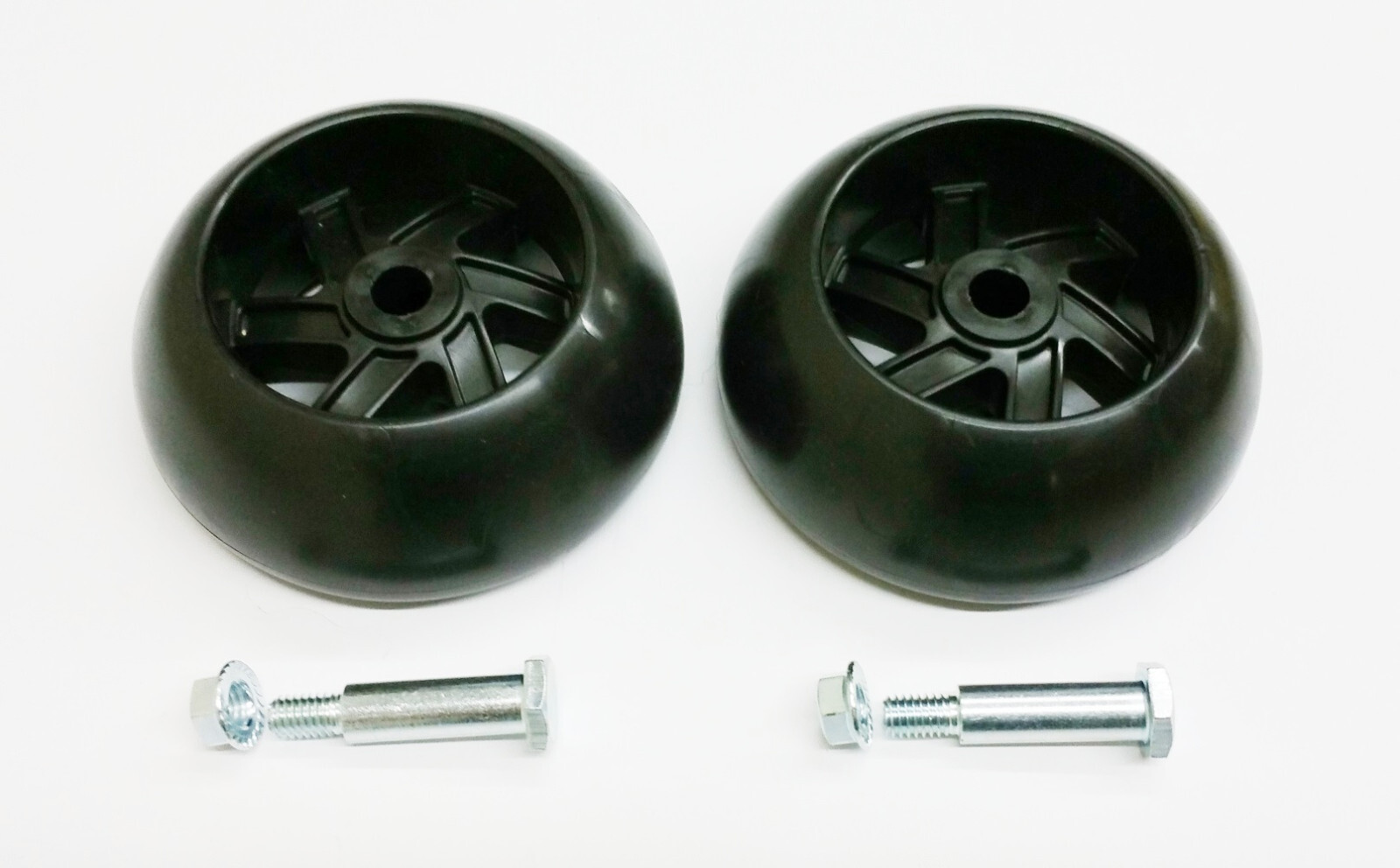 2 Deck Wheels & Bolts for Craftsman Husqvarna 188606 532188606 Snapper 705051 + gallery