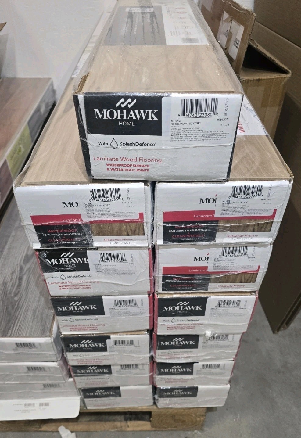Mohawk Ridgeway Hickory Laminate Flooring New 18.14 SQ. FT. Price Is Per Box gallery